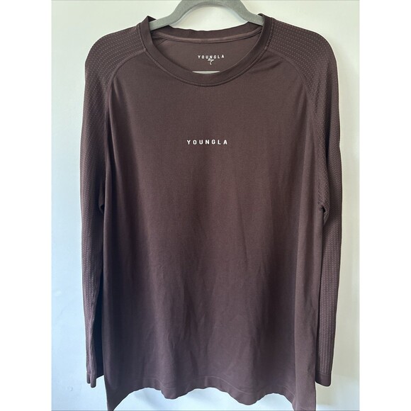 YoungLA 823 GEN COMPRESSION LONGSLEEVE Tee Athletic Gym Training Men’s L - Picture 1 of 6